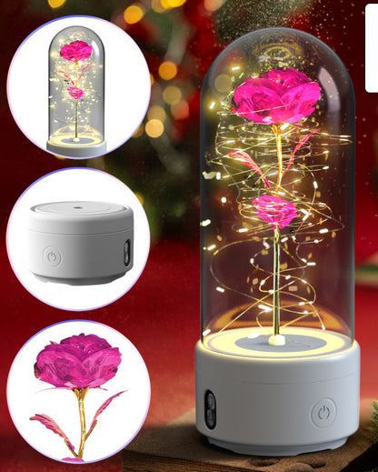 2 In 1 LED Eternal Rose & Speaker - PixliFi