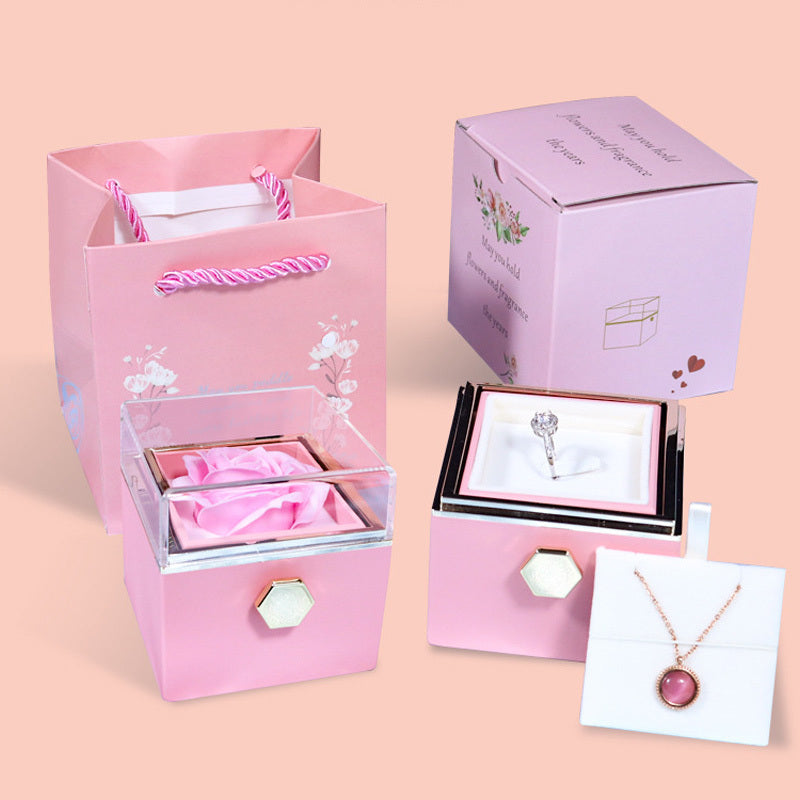 Forever Eternal Rose Rotating Box - PixliFi