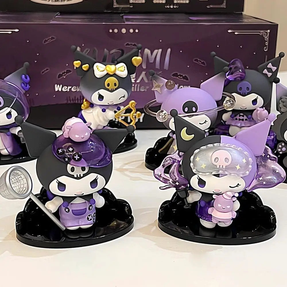 Sanrio Kuromi Blind Box Werewolf kill Series Action Figure Dolls Anime Figures Surprise Bag Cute Model Fans Collection Toy - PixliFi