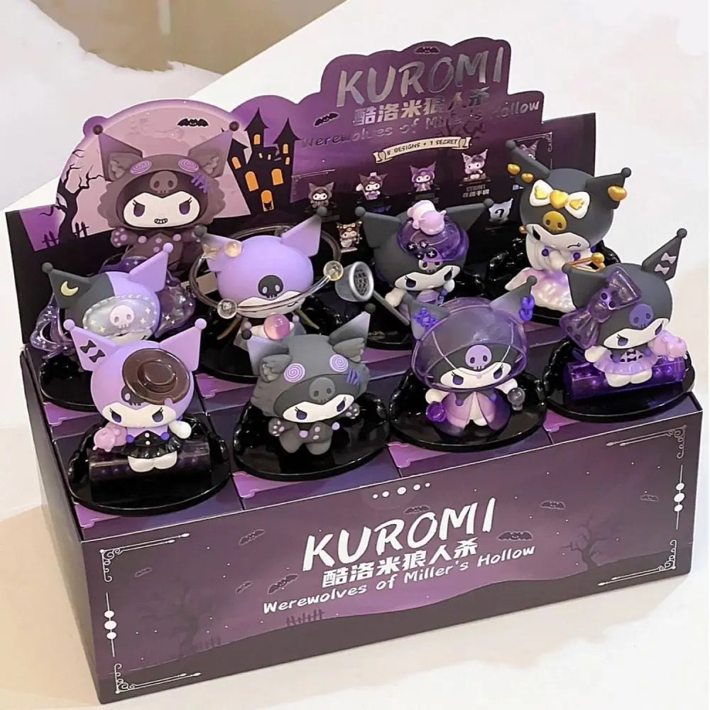 Sanrio Kuromi Blind Box Werewolf kill Series Action Figure Dolls Anime Figures Surprise Bag Cute Model Fans Collection Toy - PixliFi