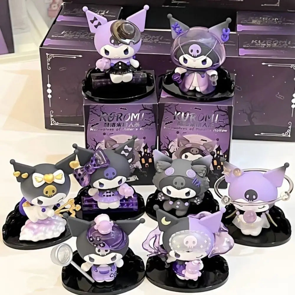 Sanrio Kuromi Blind Box Werewolf kill Series Action Figure Dolls Anime Figures Surprise Bag Cute Model Fans Collection Toy - PixliFi