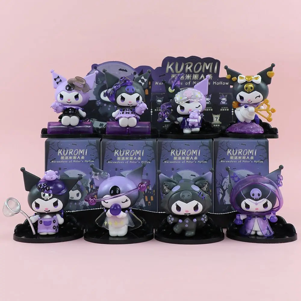 Sanrio Kuromi Blind Box Werewolf kill Series Action Figure Dolls Anime Figures Surprise Bag Cute Model Fans Collection Toy - PixliFi